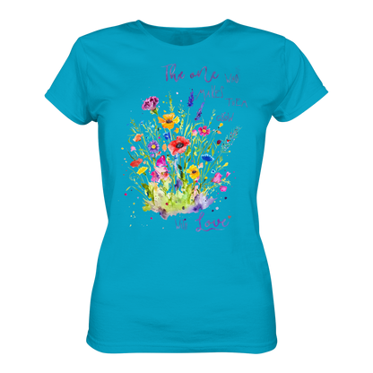 Muttertagsgeschenk - Blumen mit  Spruch - Womens Premium Classic T-Shirt
