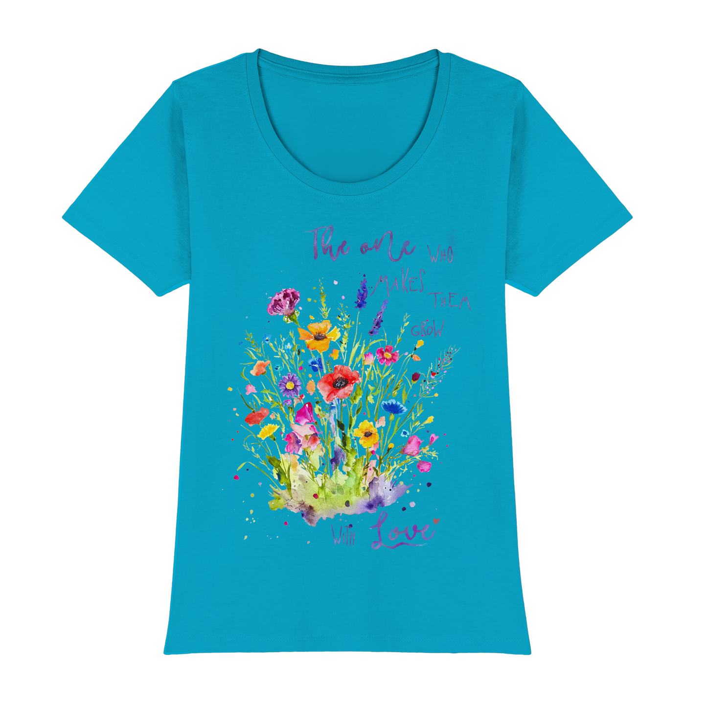 Muttertagsgeschenk - Blumen mit  Spruch - Womens Premium Classic T-Shirt