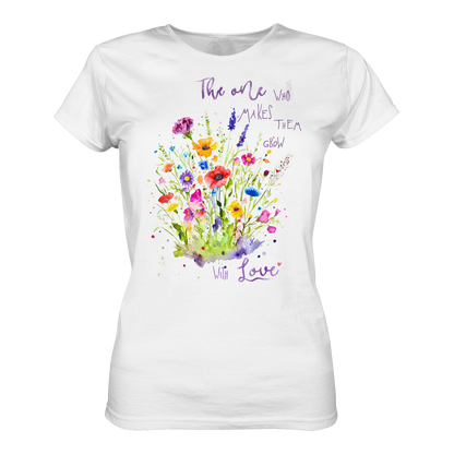 Muttertagsgeschenk - Blumen mit  Spruch - Womens Premium Classic T-Shirt