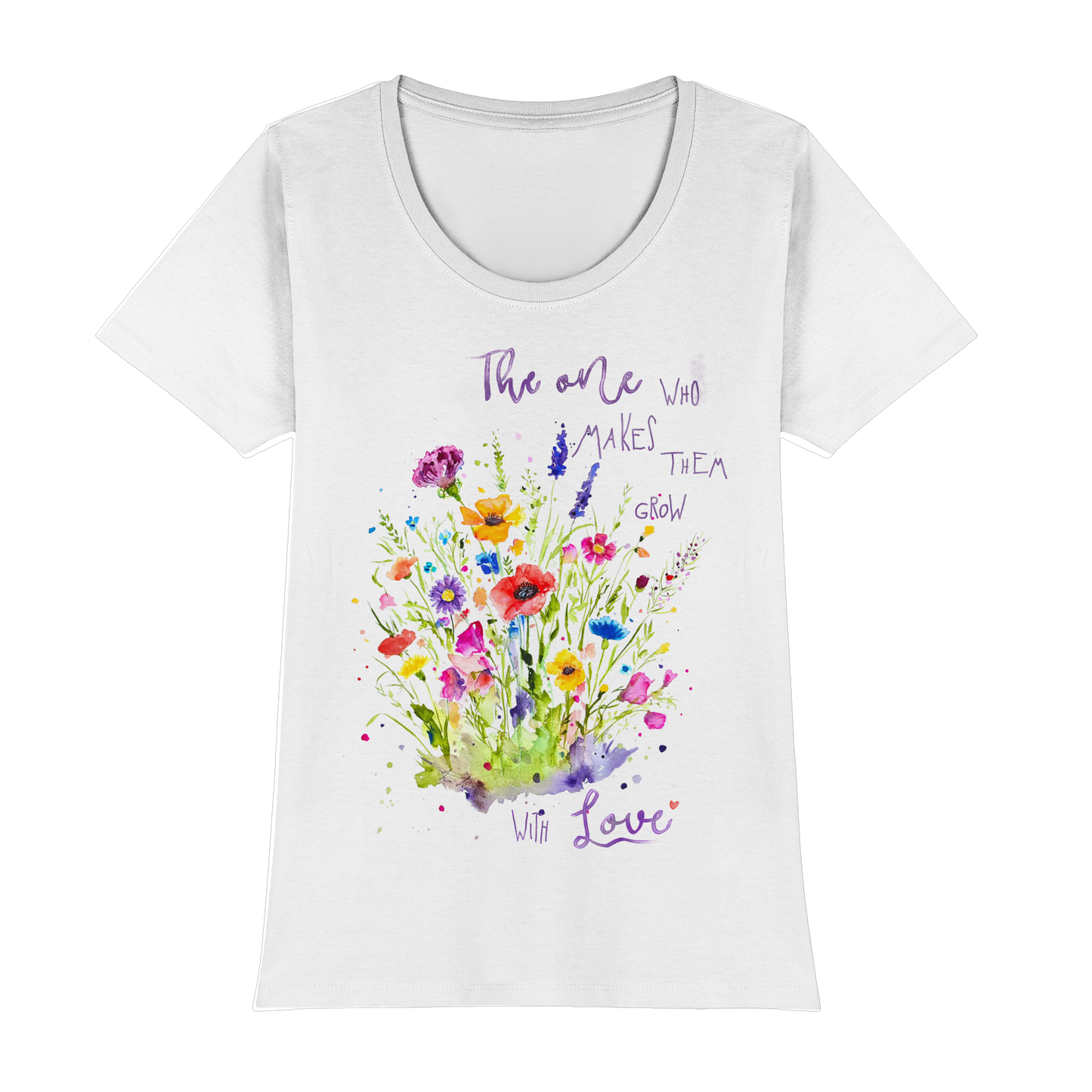 Muttertagsgeschenk - Blumen mit  Spruch - Womens Premium Classic T-Shirt