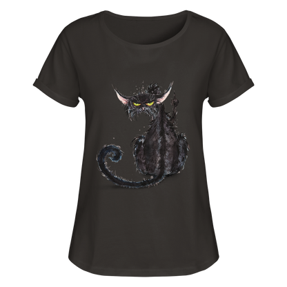 F*U-Cat - Womens Roll-Up T-Shirt