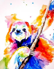 Lade das Bild in den Galerie-Viewer, Faultier in Aquarell - Kunstdruck - Willi
