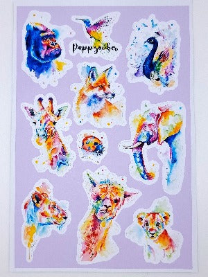 Rosa Stickersheet