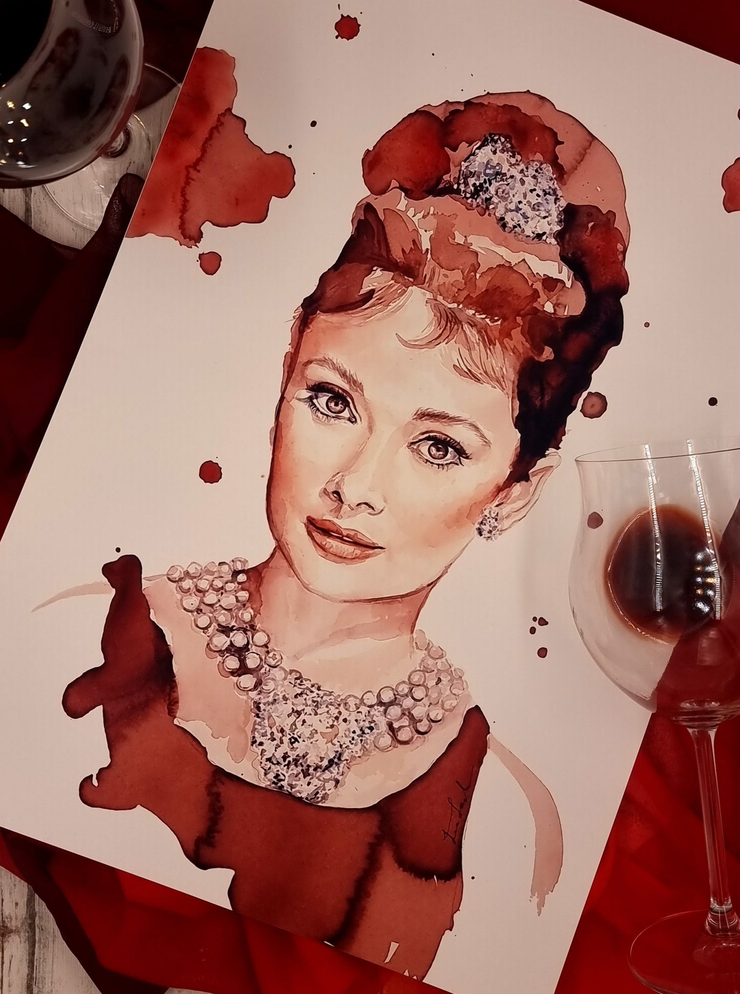 Audrey Hepburn in Wein