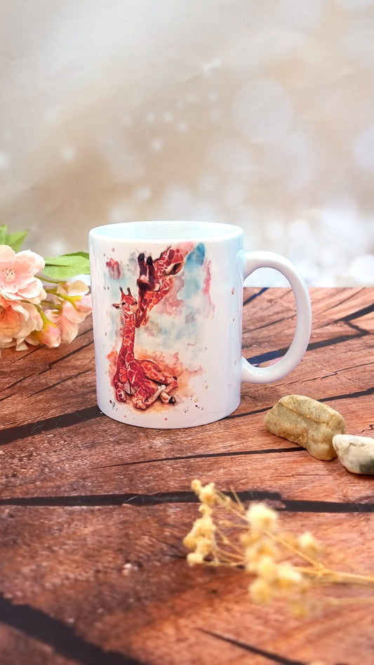 Tasse mit Giraffen  Lara und Marita