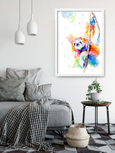 Lade das Bild in den Galerie-Viewer, Faultier in Aquarell - Kunstdruck - Willi
