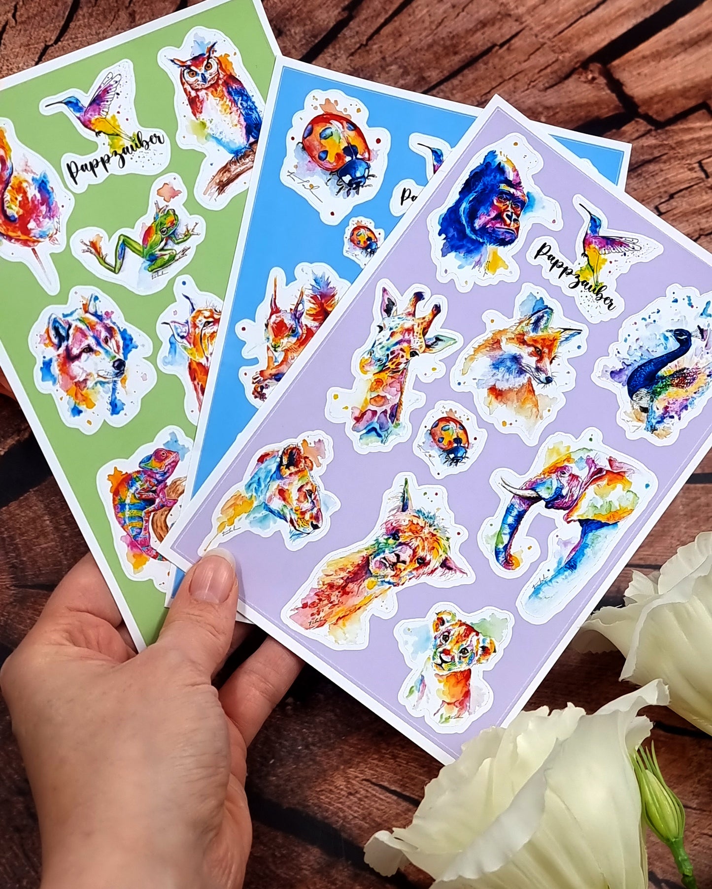Rosa Stickersheet