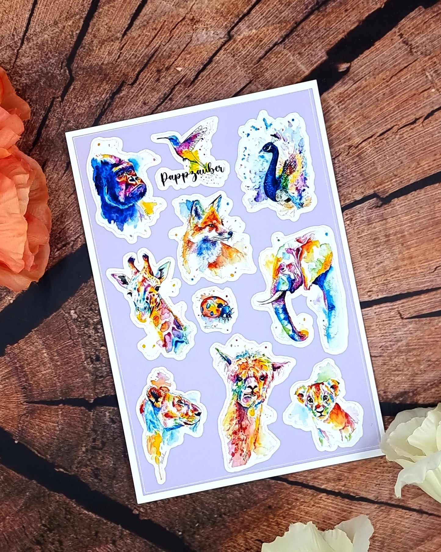 Rosa Stickersheet