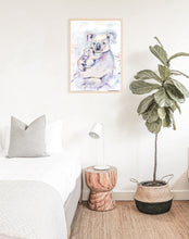 Lade das Bild in den Galerie-Viewer, Koalas in Aquarell - Kunstdruck - Romy und Mila
