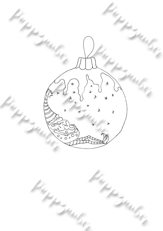 Weihnachtliche Ausmalbilder