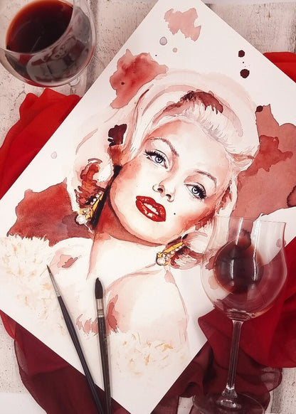 Marilyn Monroe in Wein