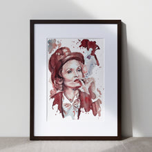 Lade das Bild in den Galerie-Viewer, Marlene Dietrich in Wein
