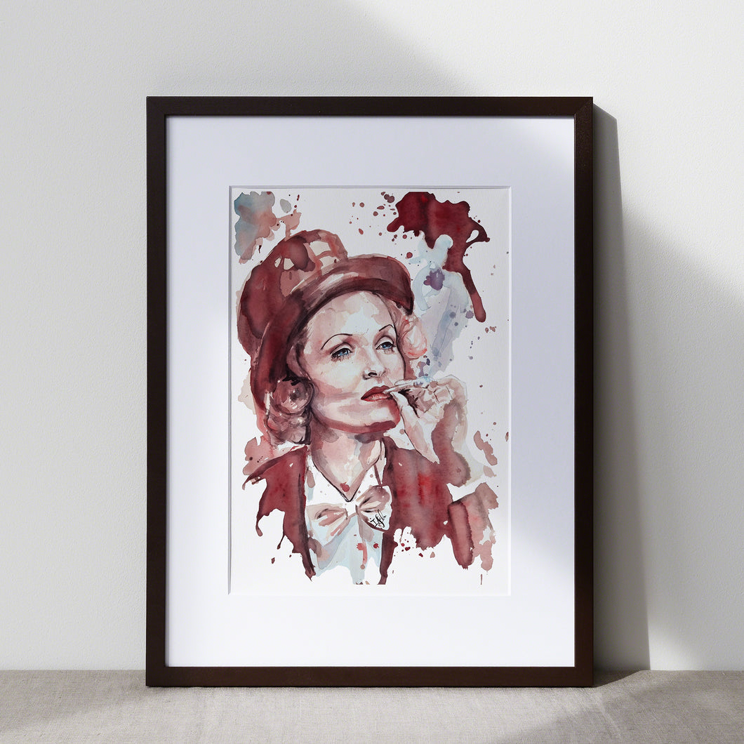 Marlene Dietrich in Wein