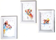 Lade das Bild in den Galerie-Viewer, Löwenfamilie in Aquarell - Set - Kunstdruck
