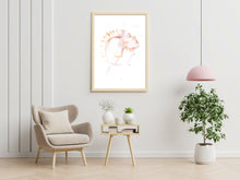 Lade das Bild in den Galerie-Viewer, Sternzeichen Steinbock - Kunstdruck
