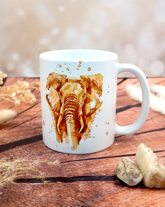 Tasse mit Elefant - Aluna
