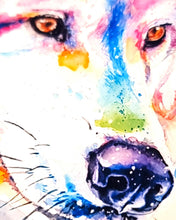 Lade das Bild in den Galerie-Viewer, Wolf in Aquarell - Kunstdruck - Suna
